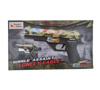 Kids Toy Gun Camouflage Army Military Jungle Assault Led Lights Sound Vibration