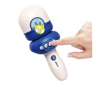 Kids Toy Microphones For Singing 20x8 Cm Portable Karaoke For Kids ABS Blue Portable Singing Device With Built-in Music 162g Indoor Outdoor Fun For 3+ Years Old Daughter Son Girls Boys Children