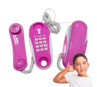 Kids Toy Phone - Retro Telephone With Real Ring Sounds, 23 Ft Intercom Cable Communication Toy, Classic Pretend Play Phone | Interactive Learning Toys For Girls Boys Birthday