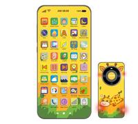 Kids Toy Smartphone - Learning Touch Phone | Interactive Screen With Light Functions, Rechargeable Game Mobile For toddler, Educational Travel Toy, Fun Learning Tool With 10000+ Features
