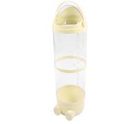 Kids Toy Storage Organizer, Plush Toy Storage Tube Clear Design Large Capacity for Stuffed Animals Dolls and Children's Toys with Sturdy Plastic Material (Yellow)