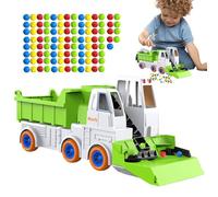 Kids Toy Trucks - Sweep Beads Interactive Educational - Hand Push Car Toys - for Travel Development School Home Playtime Develop Skills Education Preschoolers Boy Girl