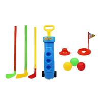 Kids Toys Golf Set - Mini Golf Playset, Clubs Balls Target Holes, Safe Lightweight Smooth Edge Construction | Skill Building Sports Game with Carry Design for Indoor Outdoor Backyard Lawn Play