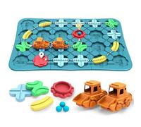 Kids Toys STEM Board Games - Logic Road Builder Brain Teasers Puzzles for 4 5 6 7 Year Old Boys Girls, Educational Montessori Birthday Gifts for Ages 4-8 Preschool Classroom Learning (39 PCS)