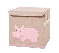 Kids Toys Storage Cube Boxs,Large Foldable Cartoon Toy Chest Organizer,Collapsible Container for Nursery,Children,Playroom,33x 33x33cm