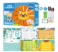 Kids Tracing Book Book, Letters & Numbers | Practice Book Letter from Hand Writing Practice to Kindergarten Activities - Game Number Puzzle Game That Follows Toy