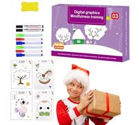 Kids Tracing Book - Preschool Writing Practice Workbook for Early Learning Skills | Alphabet Numbers Shapes Handwriting Activity Pages with Pen Grip Training Educational Set 8.46x5.91x1.97 in