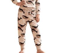 Kids Tracksuit Bottoms 6-7 - Jogger With Cartoon Print Designs Comfortable Athletic Casual Wear For And Big Soft Fleece Sweat For Daily Play And Outdoor Activities (Beige 2-3 Years)