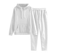 Kids Tracksuit Full Set 2 Piece Long Sleeve Hooded Sweatshirt Unisex Casual Solid Color Sweatpants Jogging Set Track Suit Hoodie Joggers Sets 2 Piece Outfits Sweatsuits for Boys Girls UK 3-16 Years