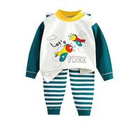 Kids Tracksuit Full Set Sports Activewear Outfit Hoodies and Joggers Clothes Sets Plain 2 Piece Casual Jogging Running Outfits Gaming Gifts for Boys Children Age 2-13 Years