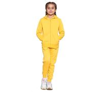 Kids Tracksuits Boys Tracksuit, Hoodies Plain Army Commando Print Tracksuit Hoodie with Jogger Sweatpants Sports Activewear Set Girls Boys Children Age 5-13 Years (Yellow Zipper Suit, 9-10 Years)