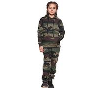 Kids Tracksuits Boys Tracksuit, Plain Army Commando Print Tracksuit Hoodie with Jogger Sweatpants Sports Activewear Set Girls Boys Children Age 5-13 Years (Army Print-1 Pull Over Suit, 5-6 Years)