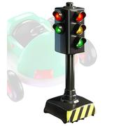 Kids Traffic Signal Toy - Learning Play Interactive Model | Lights Sound Features with Battery Power, Sturdy Construction, Fun Educational Tool for Preschool Playtime 4.92x1.57 in