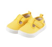 Kids Trainers Canvas Casual Sneakers Soft Soled Construction for Indoor Play Baby First Walking Shoes Simple White Plimsolls
