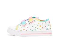 Kids Trainers Girls Star Easy Fasten Casual Sneakers Outdoor School Shoes Walk Sport Canvas Shoes Size 10 UK Child
