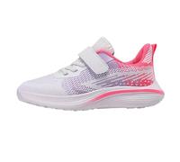 Kids Trainers Girls Walking Tennis Running Shoes Athletic Sports Shoes Breathable Fashion Gym Sneakers for Little Big Kids Purple-c, 5 Big Kids