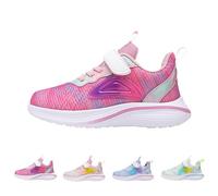 Kids Trainers Hoop and Loop School Shoes Size 13 Running Shoes for Little Kid/Big Kid Tennis Walking Sneakers Breathable Fashion Gym Athletic Sports Workout Non Slip Trainers Mesh Hot Pink