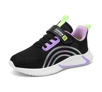 Kids Trainers Lace up Breathable Colour Block Lightweight Running Sneakers