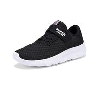 Kids Trainers Lightweight Breathable Slip On Athletic Footwear Running Sports Shoes for Boys Girls Easy Fit Construction Flexible Soles Active Wear Trainers