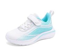Kids Trainers Mesh Lace Up Colour Block Casual Running Footwear Breathable Upper Children Shoes Flexible Fit Lightweight Build Everyday Sports Trainers