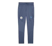 Kids Training Pants Inky Blue Man City 2024-2025 Football Sports Track Bottoms