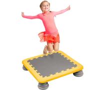 Kids Trampoline Indoor/Outdoor, Mini Trampoline for Toddlers Aged 3+, Autism-Friendly Sensory Toy Training Equipment, Holds up to 75KG, Gifts for Boys Girls
