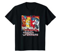 Kids Transformers Autobots 1984 Retro Panels Logo T-Shirt