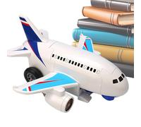 Kids Transforming Robot Toy Plane, Educational Boys Toy, Interactive Smart With Light & Sound With Batteries & 360° Rotation, 2 In 1 Action Figure Plane Toys, Easter Gift