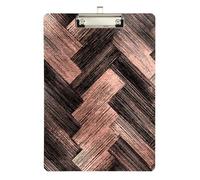 Kids Travel clipboard Rose Gold Herringbones Standard Hole for 5th Grade Classroom Essentials for Teachers Size 9 x 12.5 Tabla para escribir con Clip