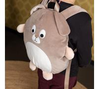 Noxxiez Kids Travel Pillow Backpack Cushion - Bunny in Light Brown Noxxiez Light Brown One Size
