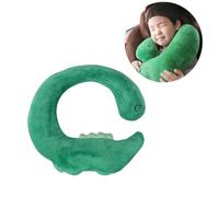 Kids Travel Pillow Cute Dinosaur Neck Pillows Children Head Neck Support Pillows Soft Cartoon Plane Pillow Comfortable Headrest for Airplane, Car, Home, Office, Sleeping