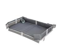 Kids Travel Tably for Aeroplane, Foldable Table Cover with Storage Pockets, Snack Play Desk for Road Trip, Train, Holiday, Compact Entertainment for and Girls on the Go