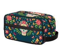 Kids Travel Toiletry Bag for Boys Men -Day of the Dead Festival Hanging Dopp Kit - Waterproof Shaving Bag Bathroom Bags Wash Bag for Toiletries Accessories