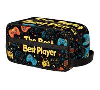 Kids Travel Toiletry Bag for Boys Men -Game Gamepad Hanging Dopp Kit - Waterproof Shaving Bag Bathroom Bags Wash Bag for Toiletries Accessories, Color4, 10.5"L x 4.4"W x 5.3"H