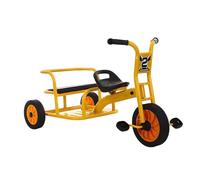 Kids Tricycle, Outdoor Play Equipment Big Wheel Kids Trike,Inflation-Free Wheels,Carbon Steel Trike Frame,for Ages 2-6, Preschool Daycare Pedal Tricycle