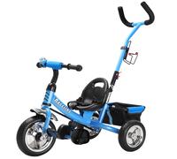 Kids Trike Raceline Blue Metal with Parent Handle