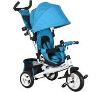 Kids Trike Stroller 6 in 1 Canopy Basket Parent Handle Pedal 12 - 60 Months