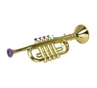 Kids Trumpet - colorful toy horn with four notes, musical instrument for | Educational Kindergarten 4 Bright Keys Rhythm Development, Interactive Music Early Learning and Sound Play at Home
