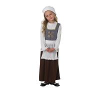 Kids Tudor Girl Costume Small