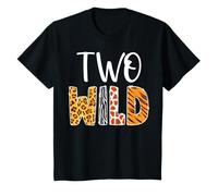 Kids Two Wild 2 Year Old Safari 2nd Birthday Party T-Shirt