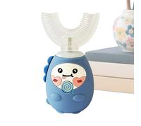 Kids U Shaped Electric Toothbrush,Electric U Shaped Toothbrush with 3 Modes and Timer | Portable Teeth Cleaning Tool,for Boys Girls Overnight Daily Home Travel Commuting Dormitory Hotel School