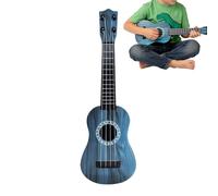 Kids Ukulele - 4 String Musical Instrument, Beginner Training Toy | PP Construction Purple Cyan Colors Lightweight Design, Classroom Party Travel Playroom Home School Gathering Fun Learning Tool