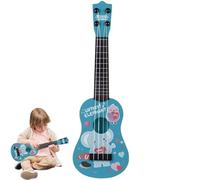 Kids Ukulele Cartoon Style 16inch 4-String Toddler Ukelele for Beginner Tunable Ergonomic Early Educational ABS Kids Guitar, Gifts for, Elephant Pattern, Ukulele, Christmas Decor