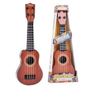 Kids Ukulele Toy, 36cm Toy Guitar with 4 Adjustable Strings, Kids Ukulele Musical Instrument, Mini Guitar Instrument for Toddlers Beginners Learning Educational Toys for Boys Girls Gifts (C)