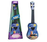 Kids Ukulele Toy, 42cm Toy Guitar with 4 Adjustable Strings, Kids Ukulele Musical Instrument, Mini Guitar Instrument for Toddlers Beginners Learning Educational Toys for Boys Girls Gifts (H)