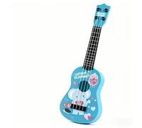 Kids Ukulele Toy, 42cm Toy Guitar with 4 Adjustable Strings, Ukulele for Kids, Toddler Guitar Toy, Musical Instruments Educational Toy, Mini Guitar Instrument, for Boys Girls (Light Blue)