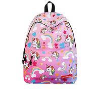 Kids Unicorn Backpack, Children Rainbow Printed Shoulder Bag Schoolbag Bookbag, Cute Laptop Storage Bag for Girl Teen Student Travel & Outdoor Sports