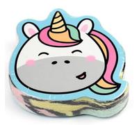 Kids Unicorn Magic Face Flannel, Pink or Purple Travel Wash cloth x 1expanding Bath Shower Cloth (Mint)