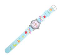 Kids Unicorn Watch Decorative Alloy Silicone Band 377a Button Battery