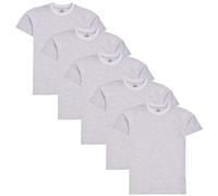Kids Union Jack T Shirt Boys Girls - T Shirt PL Grey 5 Pack 9-10